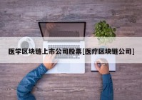 医学区块链上市公司股票[医疗区块链公司]